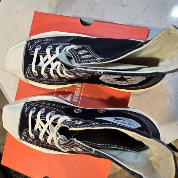 Converse Chuck 70 De Luxe Squared 'Black' - A06435C Womens Size 7 Shoes NEW - Picture 8 of 10